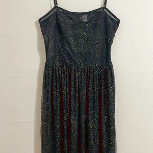 H&M Divided Mesh Sparkle Dress